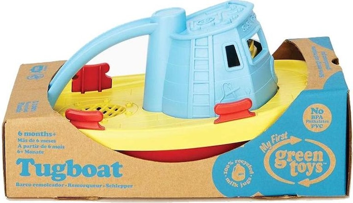 Produktbild Green Toys Tugboat - Blau / Gelb
