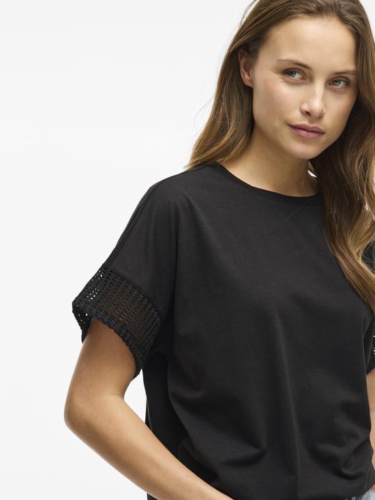 Actual product image Vila VIZIMA Rundhals Oberteil mit kurzen Ärmeln (XL)