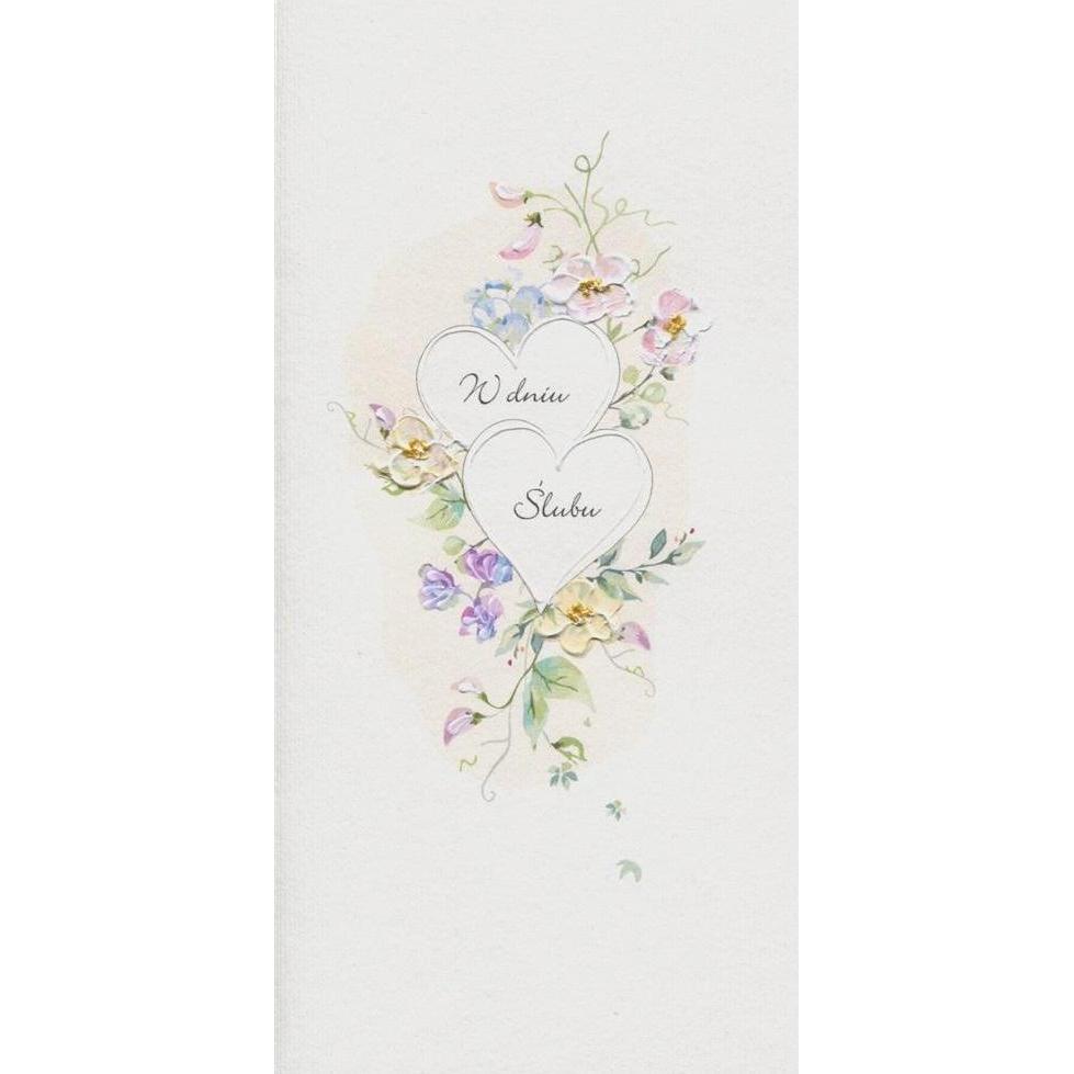 Teka Hochzeitskarte DL S60 - Zwei Herzen (1 Stk.) (47993891)