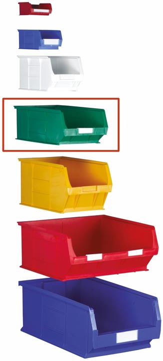 Produktbild RS PRO Stapelkästen grün 205x350x130mm