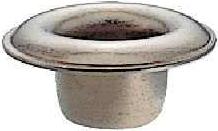 Actual product image Prym Eyelets + discs, silver 5 mm, box 500 pcs.