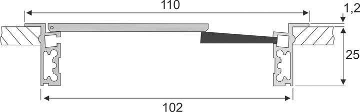 Actual product image OK-Line Colors (Cable hole, 32 cm)