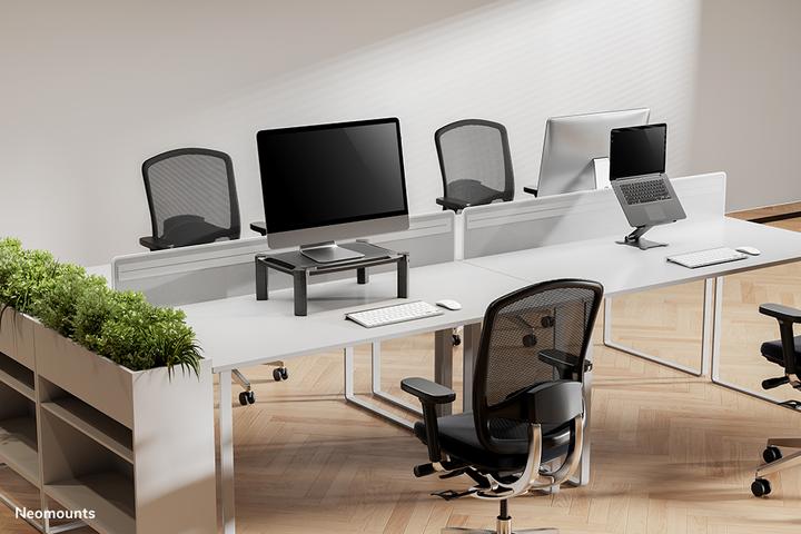 Produktbild Neomounts NSMONITOR20 Monitor Hoehenverstellung 16,8cm 6,61Zoll Farbe Schwarz (Tisch, 32", 10 kg)