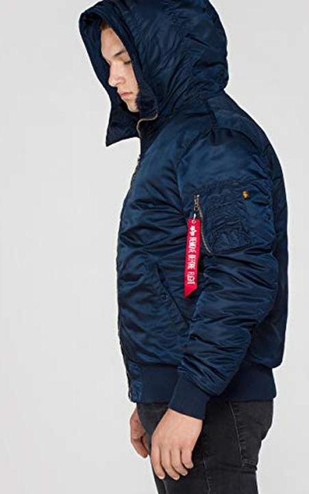 Immagine prodotto Alpha Industries Giacca leggera con capuccio foderato, tasche multiple e cintura elastica. (S)