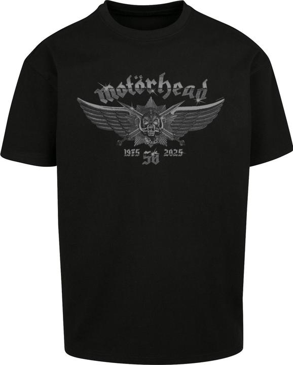 Produktbild Merchcode Motorhead - 50th Wings Badge Heavy Oversize Tee - 193741 (3XL)