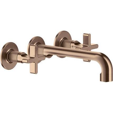 Gessi, Badarmatur, Inciso+ Farbset für 2-Griff-Waschtisch-Armatur, mit Auslauf 190-210 mm, ohne Ablaufgarnitur