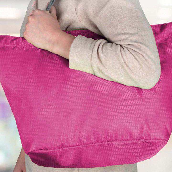 Actual product image Dunlop - Foldable shopping bag (pink) (21 l)
