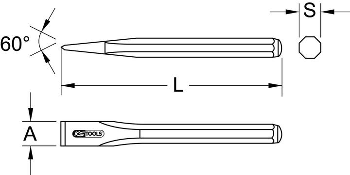 Actual product image KS Tools Joint chisel