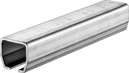 Helm Laufschiene Profil 400 Stahl verzinkt, gelb Schiebetore