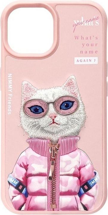 GCS Nimmy case iPhone 15 6.1" pink Cool&Cute 2.0 Cat (Apple iPhone 15)