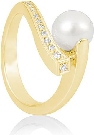 Produktbild Breuning RING - C.ZP/Brill. 0,105 Ct. H/si (53, 585/14 K Gold)