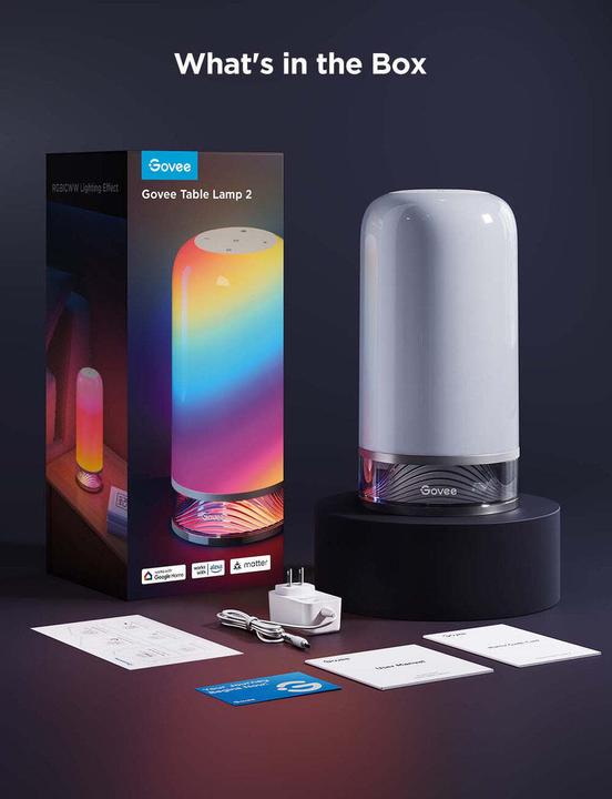 Image du produit Govee Lampe de table RGBICWW (500 lm)