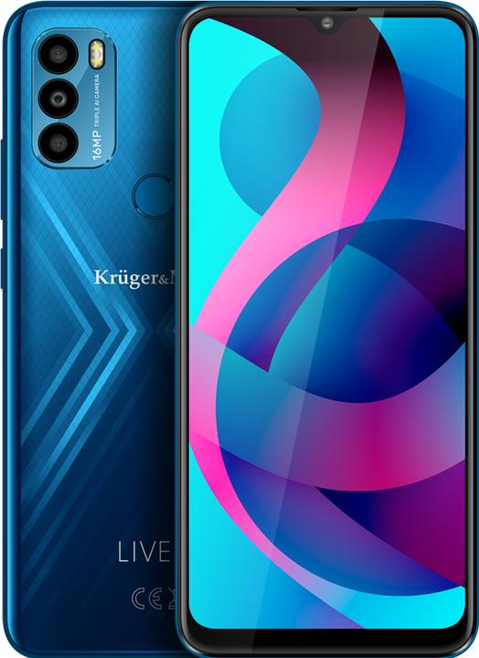 Actual product image Krüger&Matz LIVE 9 (64 GB, Blue, 6.50", 4G)