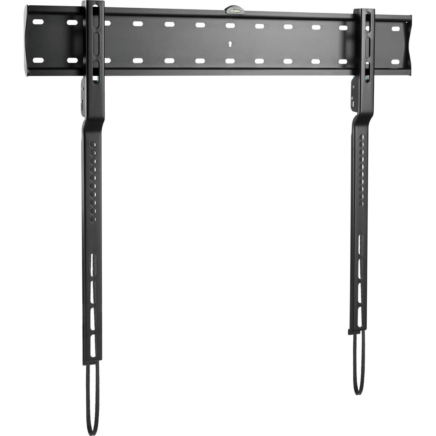 LogiLink Klammer - für LCD-TV / gekrümmter LCD-TV (schmal) (Wand, 80", 40 kg), TV Wandhalterung, Schwarz