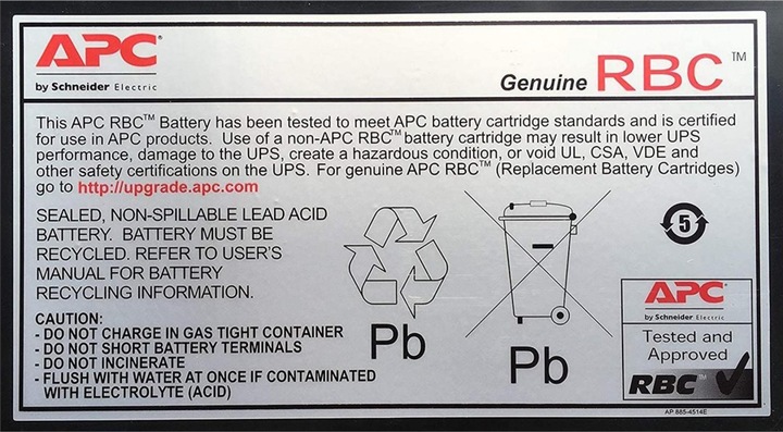 Produktbild APC Ersatzbatterie Nr. 110