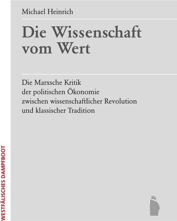 Produktbild Die Wissenschaft vom Wert (Deutsch, Michael Heinrich, 2025)