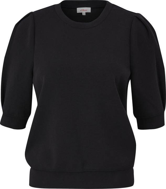 Produktbild s.Oliver Sweatshirt Kurzarm-Shirt aus Scuba (38)
