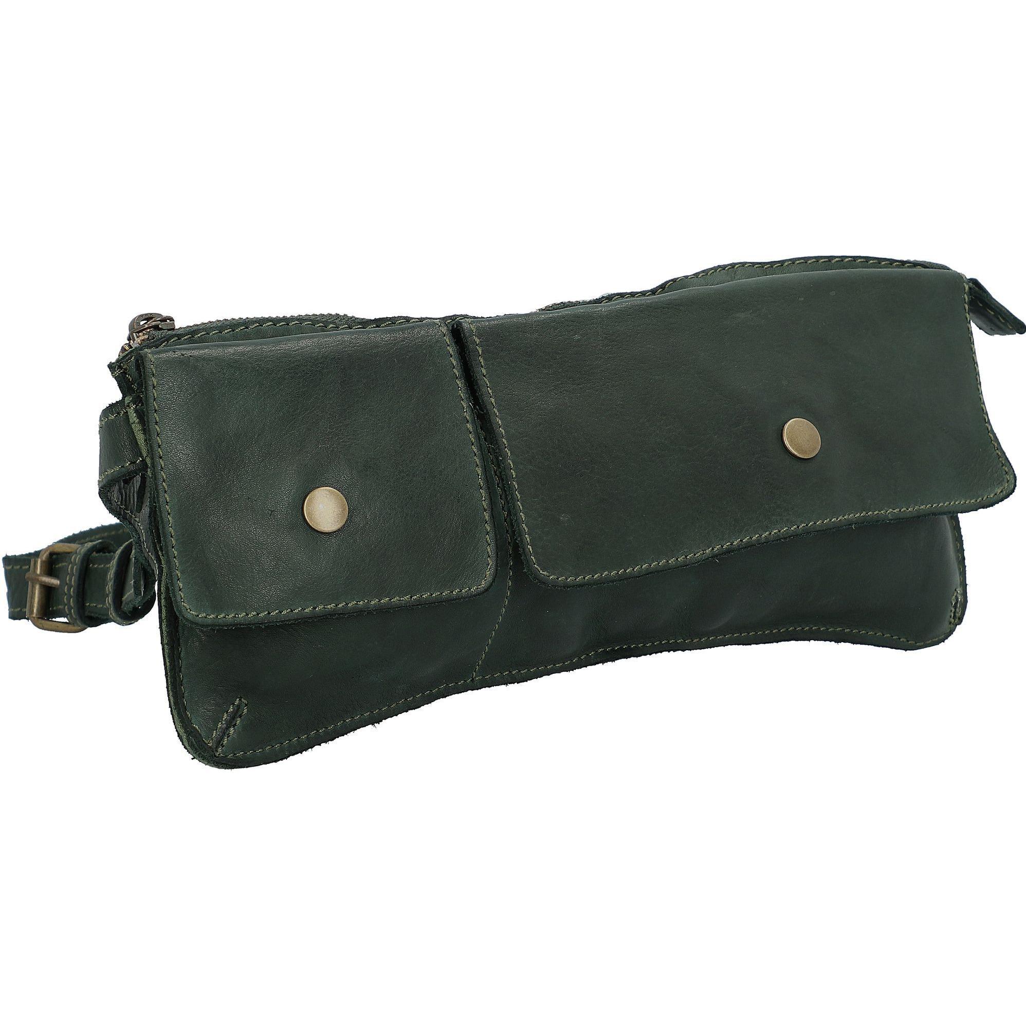Thumbnail - Harolds, Bauchtasche, Gürteltasche Leder 31 cm, Grün