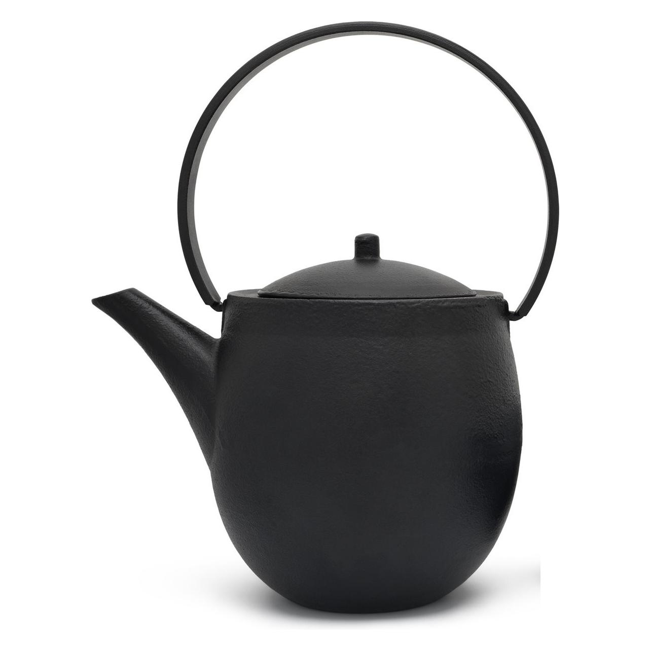 Bredemeijer, Theepot, - Theepot Sendai - Gietijzer 1, 2 L Zwart Met Filter - Theezeef (153200) (1.20 l)