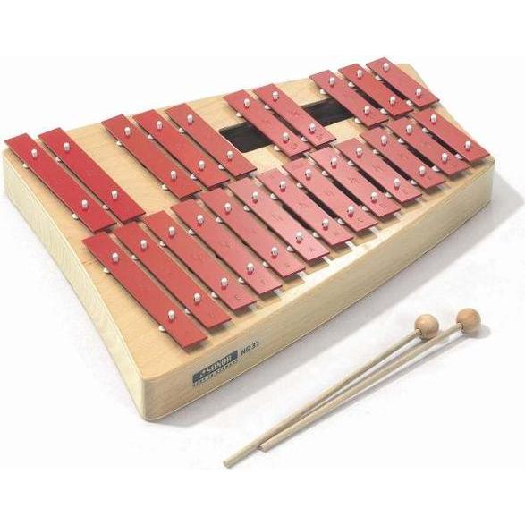 Sonor NG-31 Alt Glockenspiel (Glocken), Perkussion, Rot