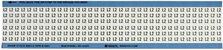 Produktbild Brady Kabelkennzeichnungen aus Gewebe, Zahlen und Buchstaben, für Werkzeugmaschinen