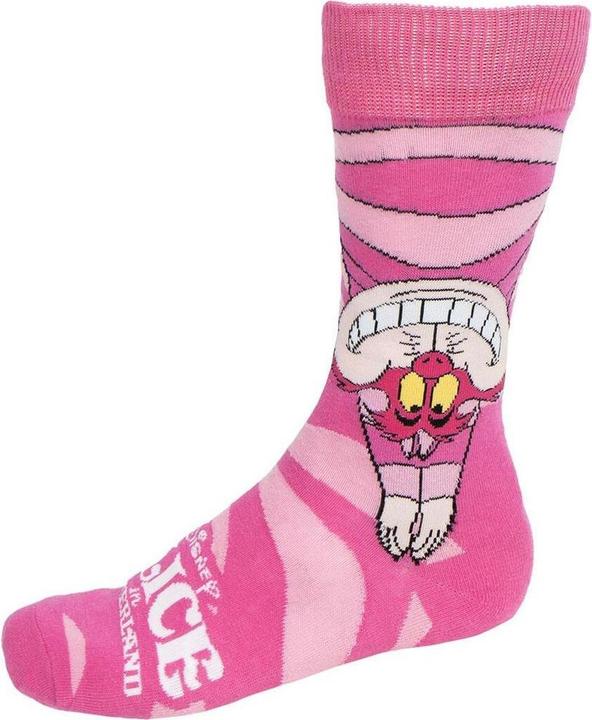 Image du produit Cerdá Chaussettes Disney Alice au pays des merveilles Grinsec chat Upside Down 36-43 (Une unité par pack, 36 - 43)