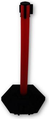 Produktbild RS PRO Versenkbarer Absperrposten Sicherheits-Absperrung, H.Barr. 980mm L.Band 3m