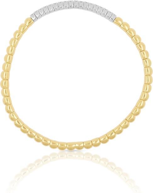 Produktbild Muau Flexarmband 750/18K Bicolor, Diamant 0.40ct. 17cm (17 cm)