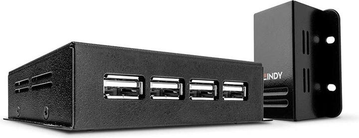 Immagine prodotto Lindy USB 2.0 Cat.5 Extender 50m Potenza su RJ45 4 porte (USB-A, 4 porte)