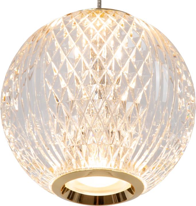 Actual product image Lucide CINTRA - Pendant luminaires - LED - 1x12,6W 2700K - Transparent 13499/12/60 (283 lm)