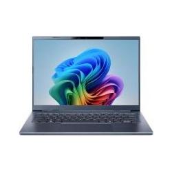 Acer Aspire 14 (A14-11M-X9UY) Copilot+ PC 14,0" WUXGA, 120Hz, Snapdragon X1-26 8C (45 TOPS), 16GB RA (Snapdragon X X1-26-100, 16 GB, 14", 512 GB, DE), Notebook, Blu