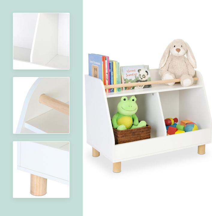 Actual product image Relaxdays Kinderregal niedrig für Spielzeug