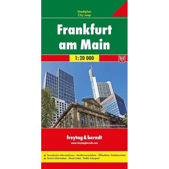 Freytag Berndt Stadtpl. Frankfurt a.M., Landkarte