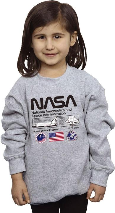 Actual product image Nasa Girls Space Admin Sweatshirt (104)