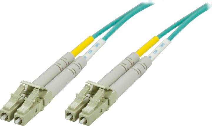 Produktbild Deltaco Optisches Kabel OM3, LC - LC, Duplex, Multimode, 50 (2 m)