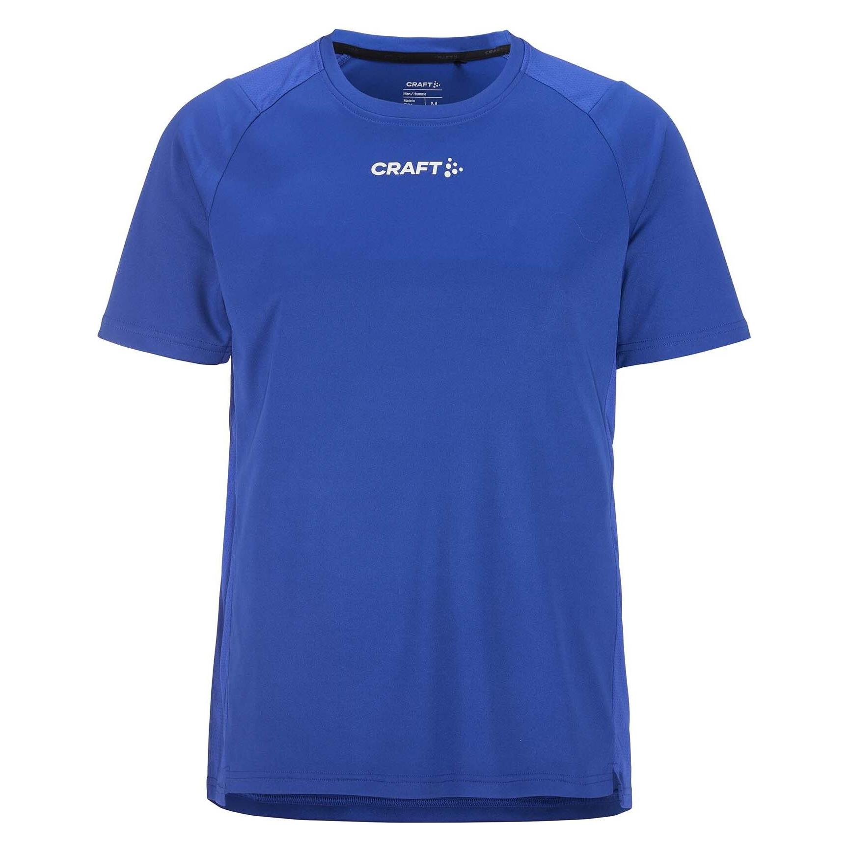 Craft, Herren, Sportshirt, Rush 2.0 Ss Tee M (M), Blau, M
