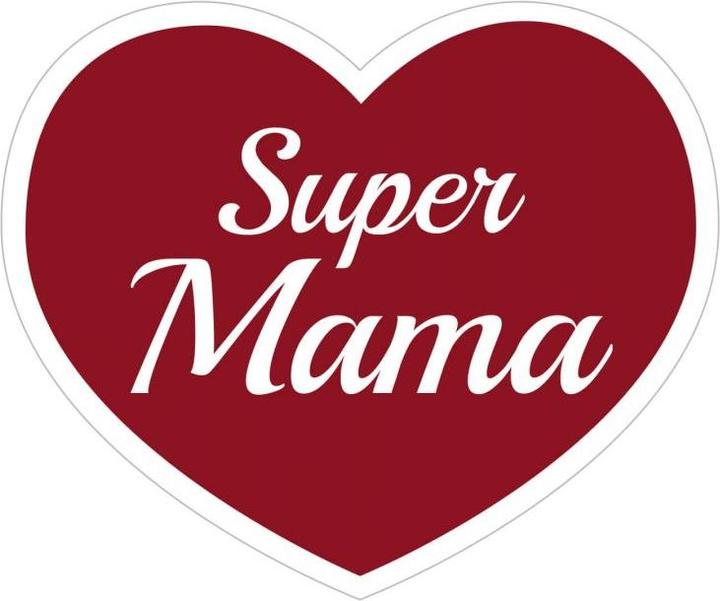 Trenddeko Super Mama bordeaux