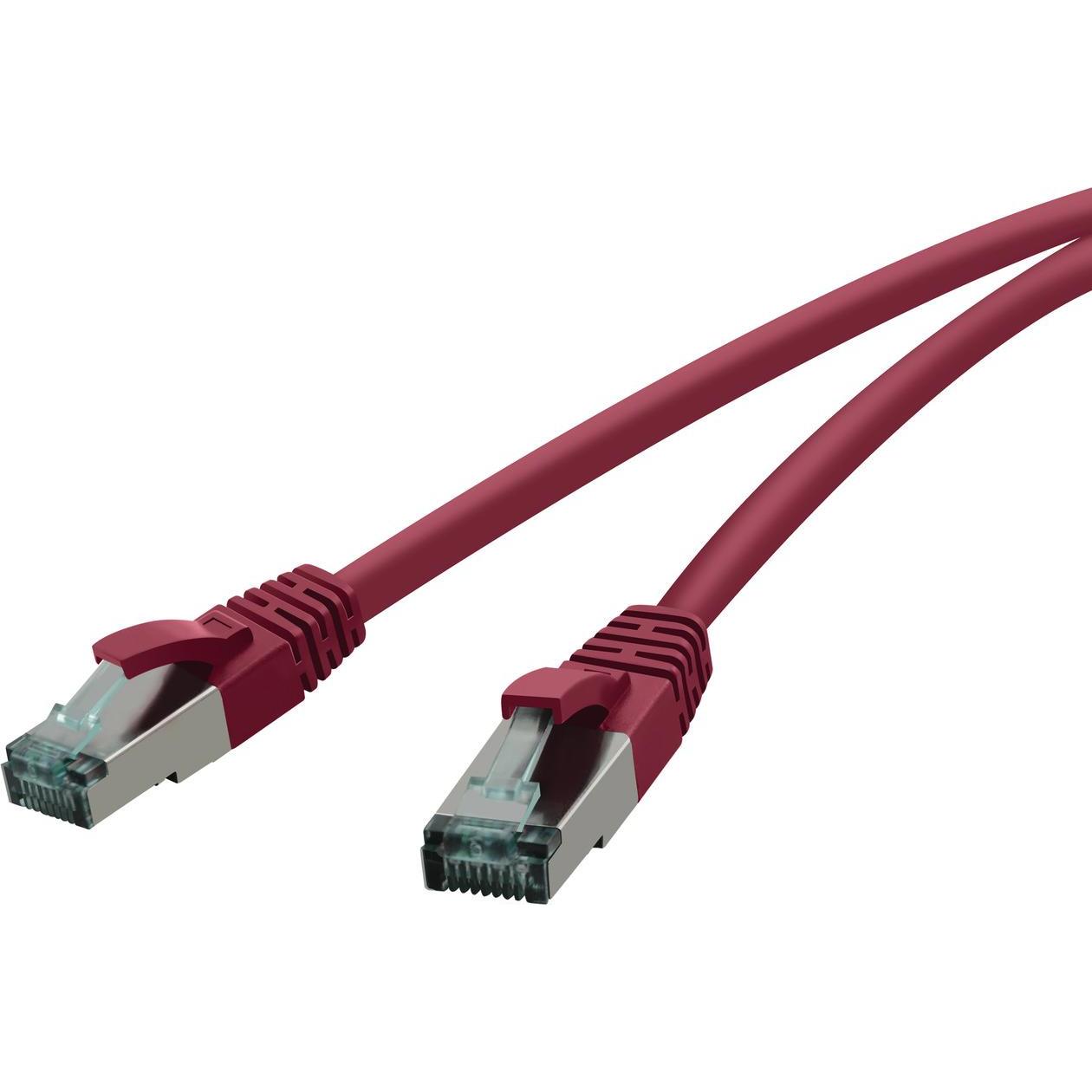 RED 2713-13-0068 Netzwerkkabel Rot 20 m Cat6a S/FTP (S-STP) (S/FTP, CAT6a, 20 m), Netzwerkkabel
