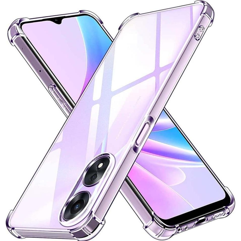 Screenguard Crystal Soft Airbag Bumper (Oppo A78 5G), Smartphone Hülle, Transparent