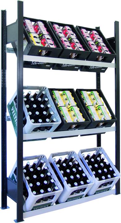 Schulte Regalwelt Beverage crate rack