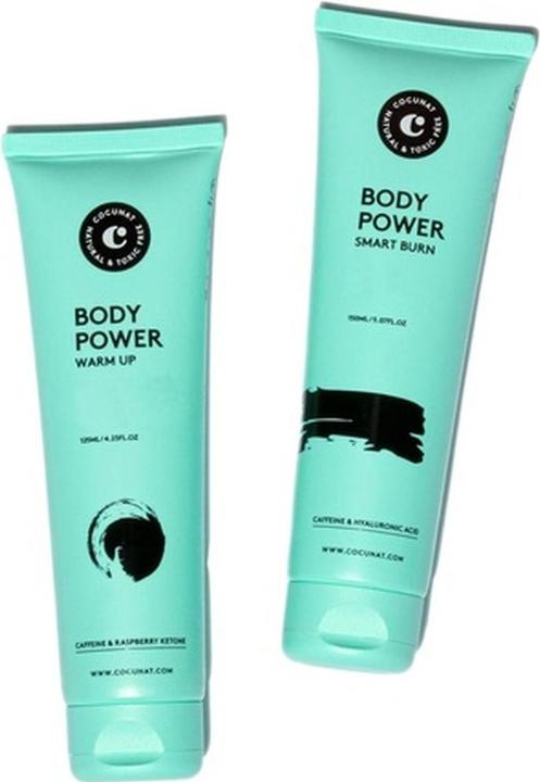 Cocunat Body Power Anti-Cellulite mit Koffein, Ginkgo Biloba und Hyaluronsäure (Körpergel)