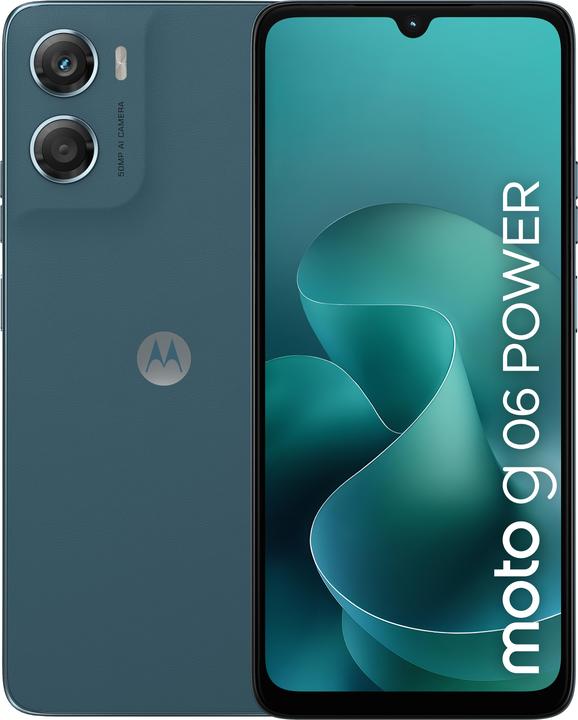 Image du produit Motorola Moto G06 Power 4GB/256GB Blau (256 Go, Bleu, tapisserie, 6.88", Double SIM, 4G)