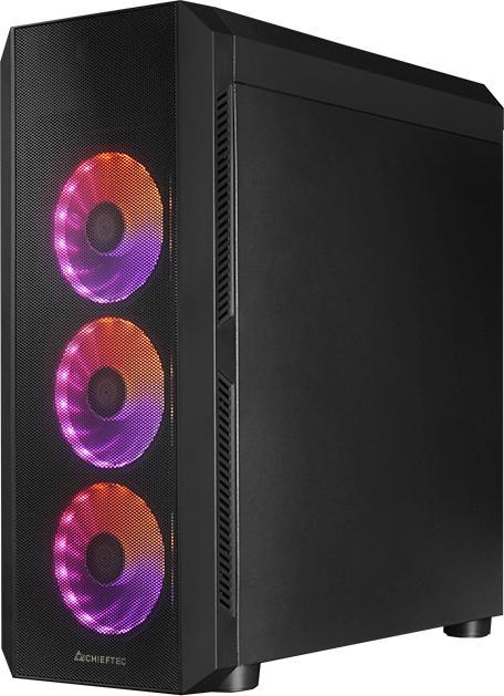 Produktbild Chieftec CASE MIDITOWER ATX W/O PSU/SCORPIO4 GL-04B-UC-OP (ATX, mATX, Mini-ITX)