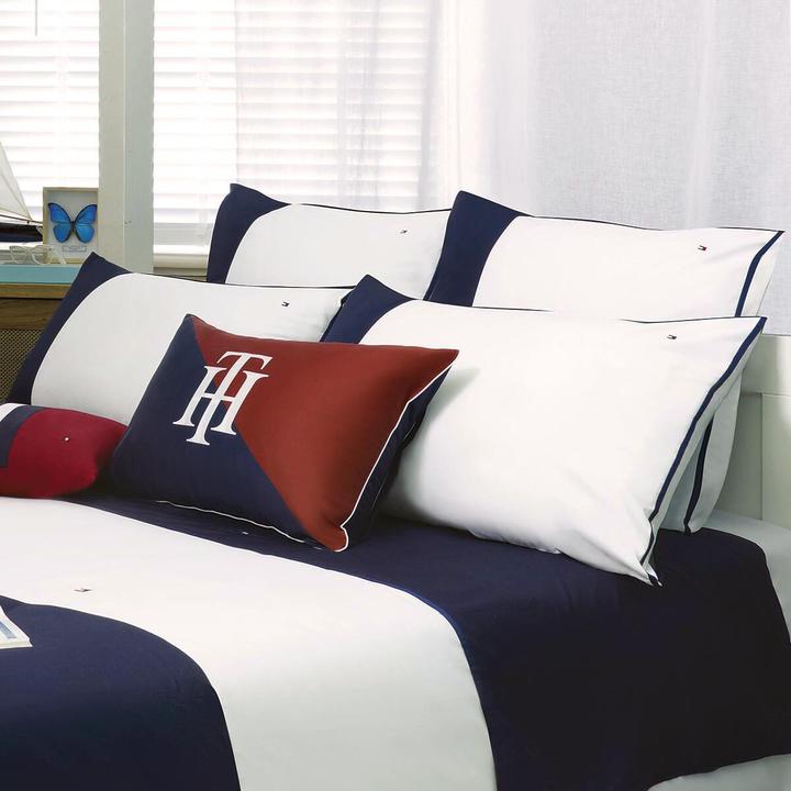 Image du produit Tommy Hilfiger Percale linge de lit Tailor navy (Parure de lit, 200 x 200 cm)