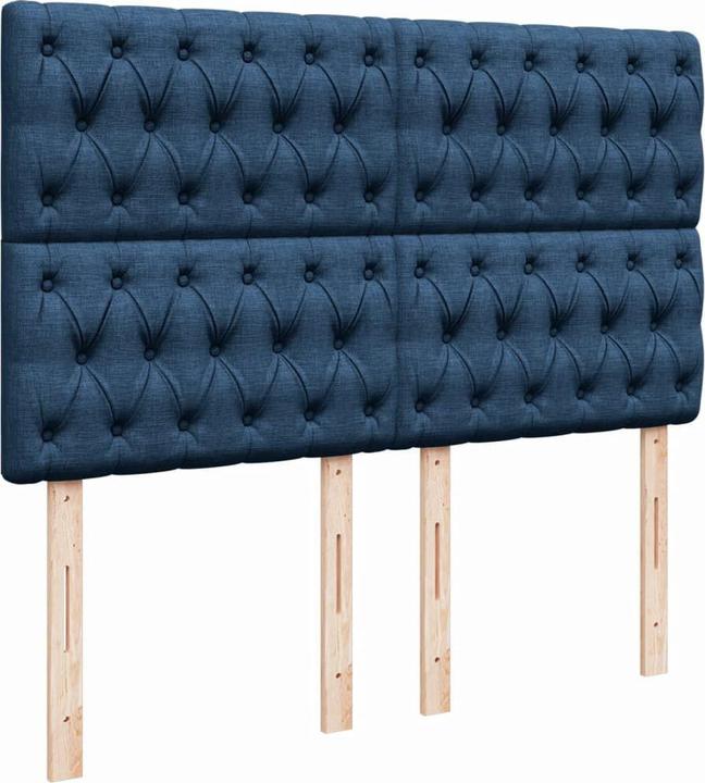 Produktbild vidaXL Bo x springbett mit Matratze 140 x 200 cm Stoff (140 x 200 cm)
