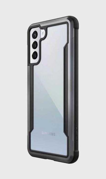 Produktbild Puro DĖKLAS X-Doria Raptic Shield aluminiowe Samsung Galaxy S21 (Antimicrobial protection) (Juodas) (Samsung Galaxy S21)