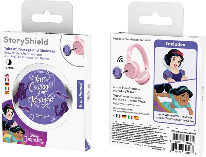 Immagine prodotto Onanoff StoryShield Disney Biancaneve e Jasmine (Tedesco, Francese, Italiano, Inglese, Spagnolo)