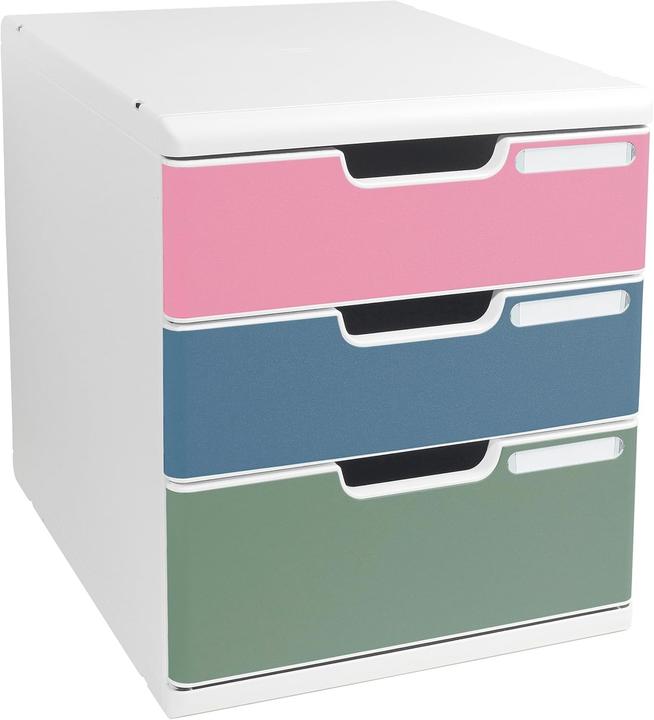 Produktbild Exacompta Schubladenbox Modulo, 3 Schubladen, AutentiK (A4)