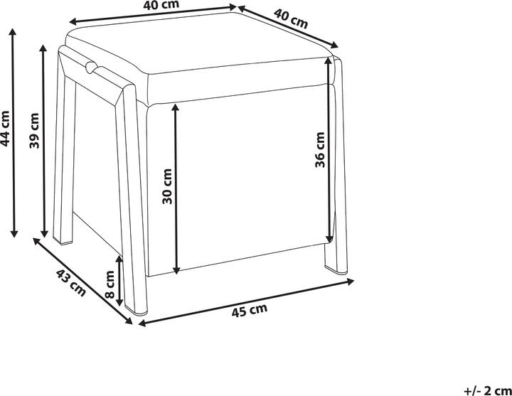 Actual product image Beliani Edland