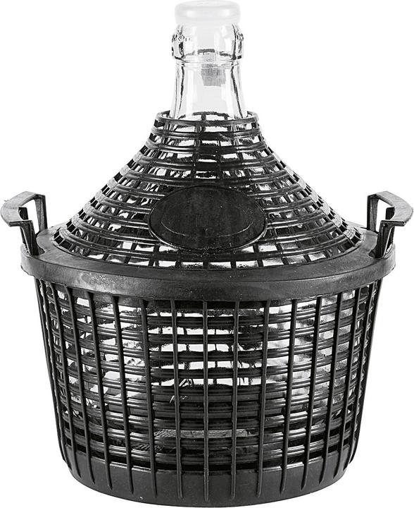 Schmitt Glazen karaf met plastic mand (1 Pcs., 5 l)